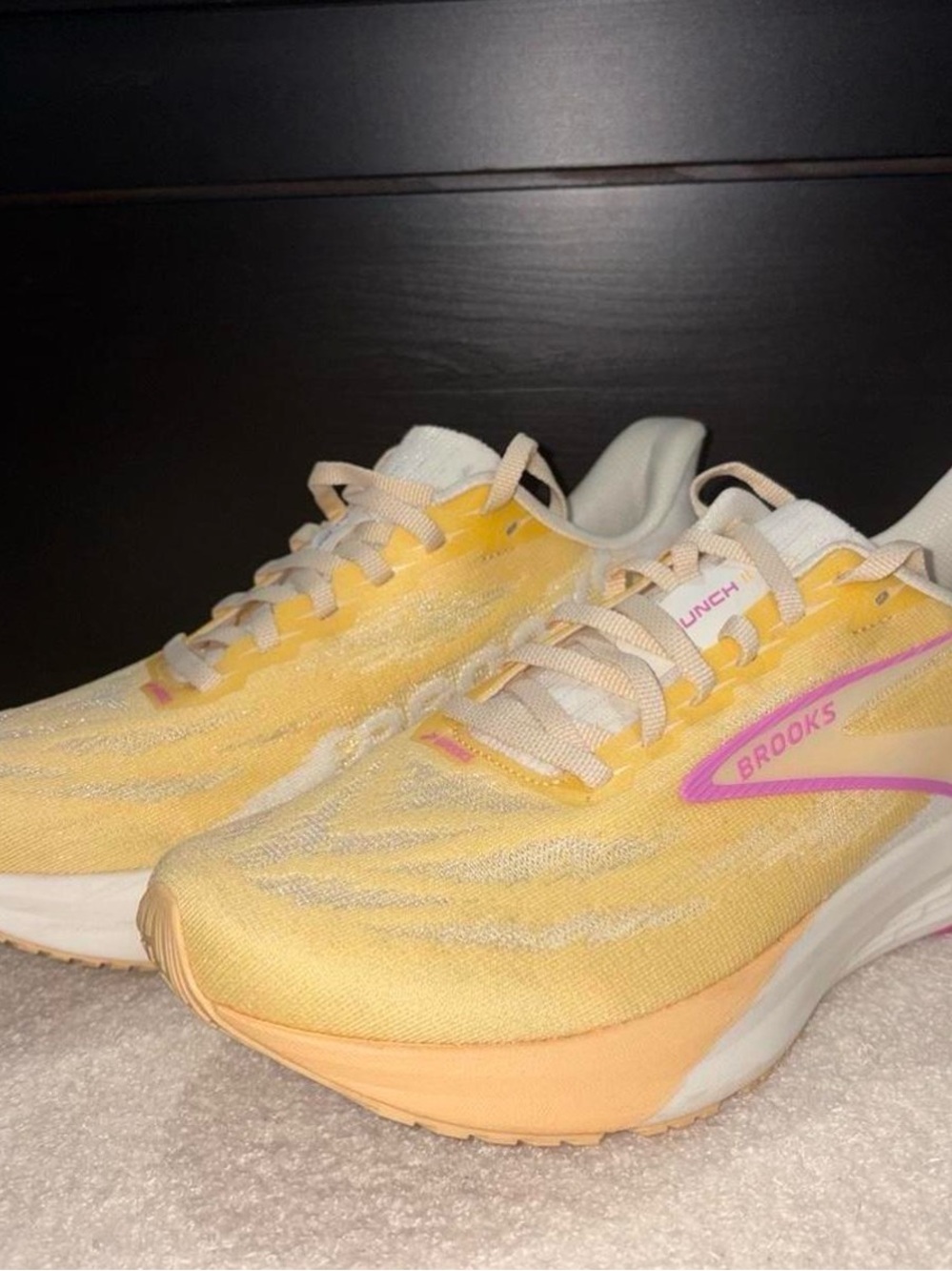 Brooks Women’s Yellow and Pink Running Shoes